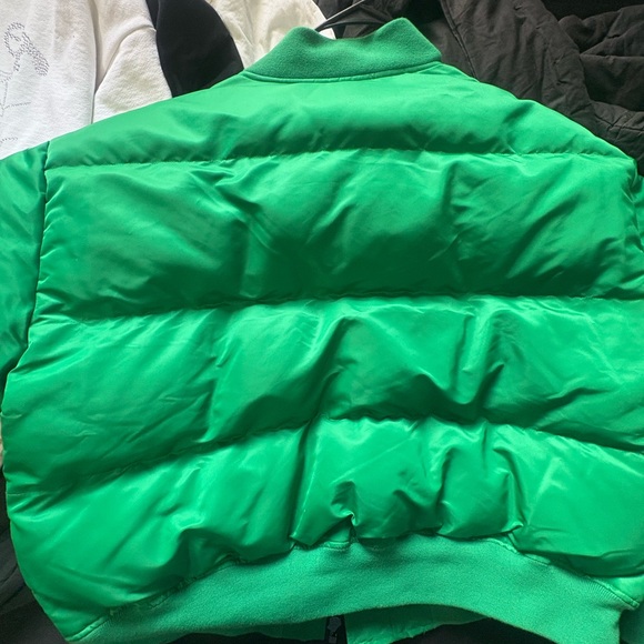 River Island Green Bomber Jacket - Picture 11 of 11